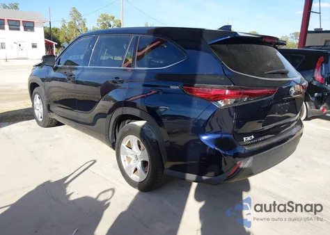 2021 Toyota Highlander L z USA, uszkodzony, nr VIN 5TDCZRAH1MS085977